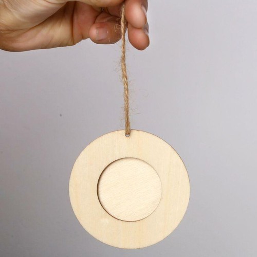10pcs set wooden mini round - wooden,