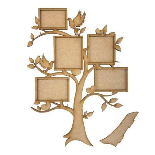 Large wooden mdf family tree - wooden,