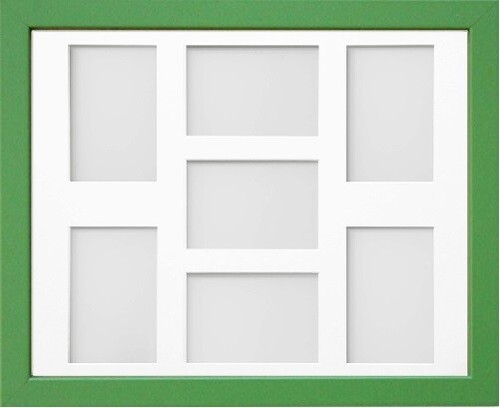 Green multiple photo - multiple, frame