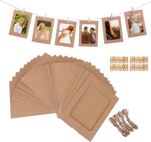 40pcs cardboard photo frames - photo,