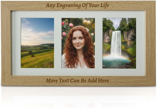 Personalised triple photo - personalised,