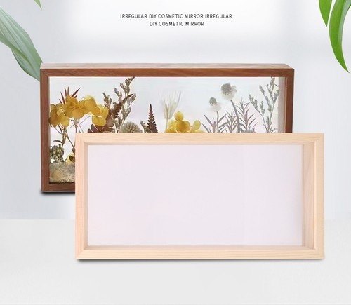 Shadow box frame wooden - 3d,