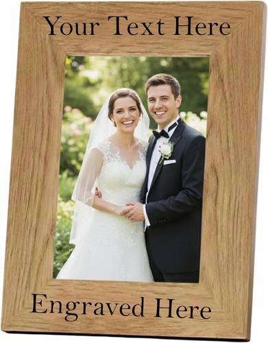 Personalised wooden photo - wooden,