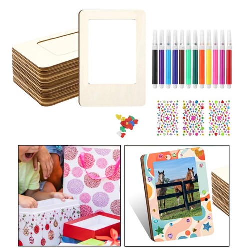 Pieces wooden picture frame - 12,