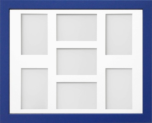 Blue picture photo frames - blue,